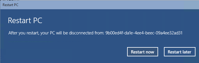 disconnect from azure ad